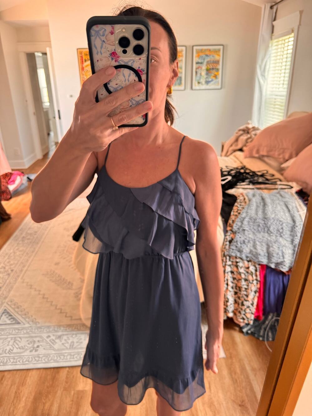 American Eagle ruffle dress
